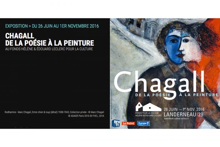 Landerneau : 300 œuvres du peintre Marc Chagall exposent au Fonds Hélène et Edouard Leclerc